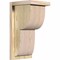 Ekena Millwork Crestline Rough Sawn Corbel w/Backplate, Douglas Fir, 8"W x 8"D x 16"H COR08X08X16CRE01RDF - alternate 1